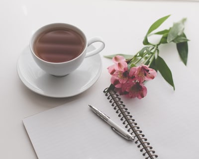 Journaling, Encouragement, Flower, Tea, Writing, Journal Prompts